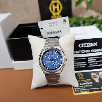 Đồng Hồ Nam Citizen Automatic Zenshin Mechanical Super Titanium NJ0180-80L – Super Titanium Siêu Nhẹ, Mặt Xanh Cuốn Hút, Máy Cơ Nhật Bản