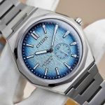 Đồng Hồ Nam Citizen Automatic Zenshin 60 Super Titanium NK5020-58L – Mặt Xanh Nhạt Chuyển Sắc, Super Titanium Siêu Nhẹ, Trữ Cót 60 Giờ
