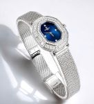 Đồng Hồ Nữ Carnival 8237L-VT-X – Mặt Xanh Thời Thượng, Máy Quartz Thụy Sĩ, Dây Mesh Cao Cấp