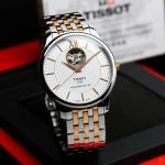 Đồng Hồ Tissot Tradition Open Heart T063.907.22.038.01 – Size 40mm, Power 80 Giờ, Sapphire, Demi Rose Gold