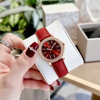 Đồng Hồ Nữ I&W Carnival 55896L Quartz – Mặt Khảm Trai, Cọc Số Đính Đá, Sapphire, Thiết Kế Nữ Tính Sang Trọng