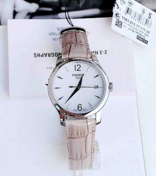 Đồng Hồ Nữ Tissot Tradition T063.210.17.117.00 – Mặt Khảm Trai Mother of Pearl, Sapphire, Quartz ETA, Size 33mm