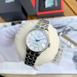 Đồng Hồ Nữ Tissot Chemin des Tourelles T099.207.16.116.00 – Mặt Xà Cừ 28 Kim Cương, Powermatic 80 2 dây