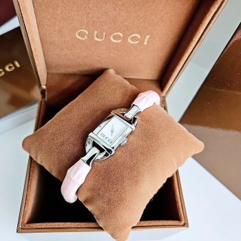 Đồng hồ Gucci YA068550 – Chiếc lắc tay đồng hồ siêu sang chảnh mang đậm phong cách Vintage đẳng cấp | Gucci 6800 serri Silver Dial Bamboo Women Watch