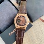 Đồng Hồ Carnival 8128G Automatic Japan – Open Heart Dáng Vuông, Phong Cách Thể Thao Sang Trọng