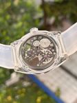 Đồng Hồ Agelocer Tourbillon 9101S11 – Vỏ full Sapphire Trong Suốt, Flying Tourbillon, Trữ Cót 80 Giờ