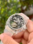 Đồng Hồ Agelocer Tourbillon 9101S11 – Vỏ full Sapphire Trong Suốt, Flying Tourbillon, Trữ Cót 80 Giờ