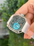 Đồng Hồ AGELOCER Volcano 5006S11 – Thiết Kế Cơ Khí Tương Lai, Vỏ Crystal Trong Suốt