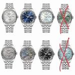 15+ Mẫu Đồng Hồ Carnival 8131G 40mm Automatic Japan – Bezel Khía, Đính Đá Swarovski, Đa Dạng Màu Sắc