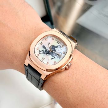 Đồng hồ Carnival 8160G Tết Bính Ngọ 2026 – Phiên bản Ngựa mặt vân xà cừ, bản giới hạn hiếm dành cho giới sưu tầm