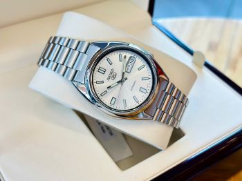 Đồng Hồ Nam Seiko 5 Automatic Silver Dial Stainless Steel Men's Watch SNXS73 Màu Bạc