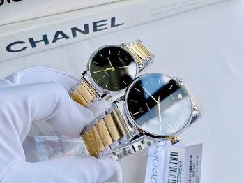 Đồng hồ cặp đôi Movado Museum Classic Automatic – Biểu tượng sang chảnh bậc nhất của Movado 0607689 & 0607697 Automatic Museum Classic Black Dial Demi Gold Stainless Steel For Couple