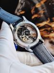 Đồng hồ Hanboro HBR5002 Automatic 2026 – Tuyệt tác lộ cơ 3D ngựa nổi, set box đầy đủ dây thiết kế cao cấp