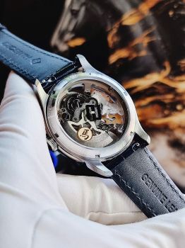 Đồng hồ Hanboro HBR5002 Automatic 2026 – Tuyệt tác lộ cơ 3D ngựa nổi, set box đầy đủ dây thiết kế cao cấp