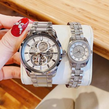 ĐỒNG HỒ CẶP ĐÔI BULOVA – THỂ THAO NAM TÍNH & ĐIỆU ĐÀ NỮ TÍNH | Đồng hồ Bulova 96A267 | Bulova 96L253 Crystal Ladies
