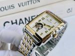 Đồng Hồ Bulova Open Heart Automatic 98A308 Demi Gold – Thiết Kế Vuông Lộ Tim Đậm Chất Cơ Khí Mỹ
