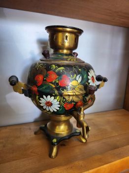 Ấm Samovar Nga Liên Xô sưu tầm chọn lọc vẻ thủ công bằng đồng - Biểu tượng ấm áp của văn hóa xứ Bạch Dương