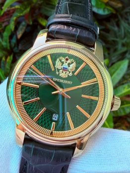 Đồng Hồ Nga Poljot President Vảy Rồng Xanh 252NVA4956003 – Automatic 42mm, Sapphire, 5ATM
