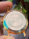 Đồng Hồ Nga Liên Xô Poljot Kocmoc / Kosmos 1965 Bọc Vàng Au20 4 Kim Lịch thiền trượng