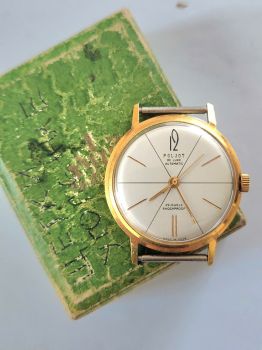 Đồng Hồ Nga Liên Xô 1968 Full Box – Poljot 29 Jewels Automatic Bọc Vàng AU20: Tuyệt Phẩm Sưu Tầm Giá Trị Cao