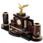 ĐỒNG HỒ ĐỂ BÀN ĐÁ JASPER EAGLE – BIỂU TƯỢNG QUYỀN LỰC CỦA NHỮNG NHÀ LÃNH ĐẠO THỰC THỤ