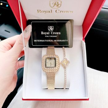 ĐỒNG HỒ ROYAL CROWN RC6140 MẪU MỚI 2025 – ĐẸP SANG, LẤP LÁNH VÀ ĐẲNG CẤP KHÓ CƯỠNG