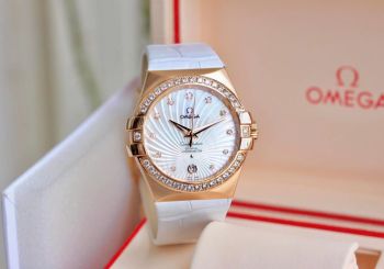 Đồng hồ Omega Constellation 123.58.35.20.55.003 35mm – Tuyệt tác kết hợp giữa vàng nguyên khối và kim cương