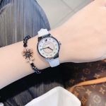 Đồng Hồ Nữ Swarovski Dreamy Watch Leather Strap, White, Stainless Steel 5199946 Màu Trắng