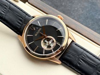 Đồng Hồ Nam Bulova Classic Automatic 97A140 – Lộ Cơ Độc Đáo, Sang Trọng Và Hiếm Gặp