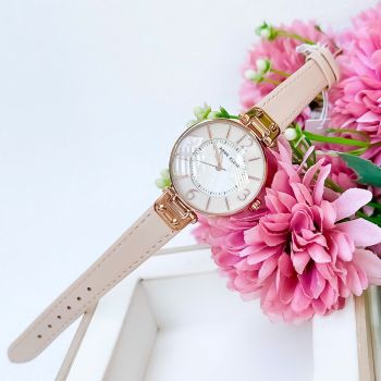 Đồng Hồ Anne Klein Dây Da Mặt Nude – Thiết Kế Đơn Giản Thanh Lịch, “Hot” Mãi Không Hạ Nhiệt