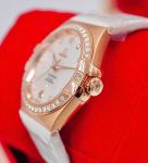 Đồng Hồ Omega Constellation Co-Axial 18K Rose Gold – Siêu Phẩm Sang Trọng Cho Quý Cô Hiện Đại 