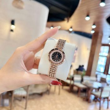 Đồng hồ Franklin FL5488 phiên bản EON xoay – Màu rose mặt đen mới nhất, thiết kế đẹp vượt thời gian