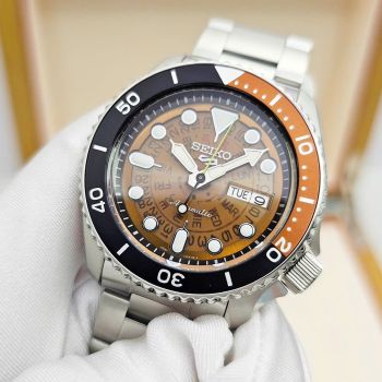 Đồng Hồ Seiko 5 Automatic SRPJ47K1 Sport Dây Thép Mặt Nâu – Làn gió mới từ huyền thoại Vintage Time Sonar