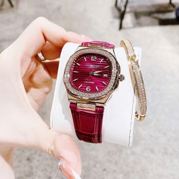 ĐỒNG HỒ HANBORO DÂY DA – PHIÊN BẢN MÀU TÍM CỰC XINH, TRẺ TRUNG VÀ NỔI BẬTĐỒNG HỒ HANBORO DÂY DA – PHIÊN BẢN MÀU TÍM CỰC XINH, TRẺ TRUNG VÀ NỔI BẬT