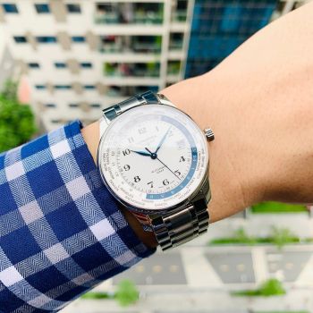 Đồng Hồ Nam Longines GMT L2.631.4.70.6 Màu Bạc