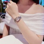 Đồng Hồ AMICA for woman Thiết kế kinh điển Rolex, Quai kim loại demi Kính sapphire nhiều màu