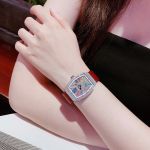 Đồng hồ RIVERO R9006 phiên bản 2025 – Cực phẩm cọc số 7 màu trên nền đá trắng sang trọng