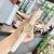 Đồng hồ MK Oversized Jessa Silver Tone & Embossed Silicone Watch Michael Kors