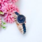 Đồng Hồ Nữ Anne Klein AK/3212NVRG – Sang Trọng Với Xanh Navy & Rose Gold