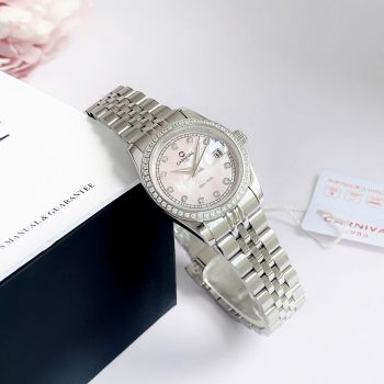 Đồng hồ nữ Carnival 8131L2-VT-HK – Thanh lịch chuẩn quý cô Thụy Sỹ
