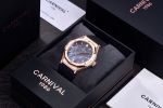 Đồng hồ Carnival 8168G-VH-DCS-DK Automatic – Sang trọng và đẳng cấp với mặt khảm trai viền Gold Rose