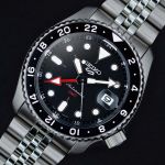 Đồng Hồ Seiko SSK001K1 – Phiên Bản “Batman” GMT Mạnh Mẽ, Đậm Chất Thể Thao