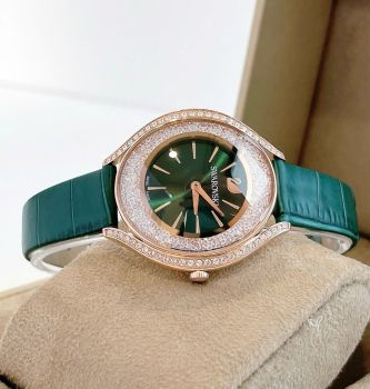 Đồng hồ Swarovski 5644078 Crystalline Aura Green Watch – Đỉnh cao sang trọng trong BST Crystalline Aura