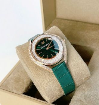 Đồng hồ Swarovski 5644078 Crystalline Aura Green Watch – Đỉnh cao sang trọng trong BST Crystalline Aura