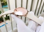 Đồng Hồ Nữ Movado Modern 47 0607388 – Mặt Hồng Phấn, Dây Trắng Ngà Tinh Tế