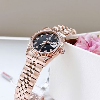 Đồng Hồ Carnival 8131L Women – Thiết Kế Dáng Rolex Demi Sang Trọng