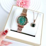 Đồng Hồ Anne Klein Green Dial Ladies Watch AK/2158GNRG