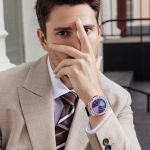 Đồng Hồ Hanboro 2025 Mặt Navy Đính Đá – Siêu Phẩm Sang Trọng Lấy Cảm Hứng Từ Hublot