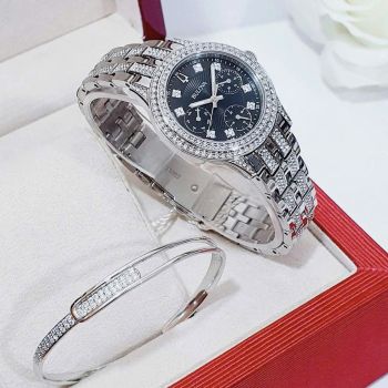 Bulova 96N110 – Tuyệt phẩm đồng hồ nữ đính đá sang trọng và tinh tế, vẻ đẹp vượt xa ảnh chụp