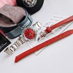 Đồng hồ Citizen Arcly Eco-Drive – Tuyệt phẩm đồng hồ Nhật Bản mặt khảm xà cừ đỏ đẳng cấp, tặng kèm dây da chính hãng